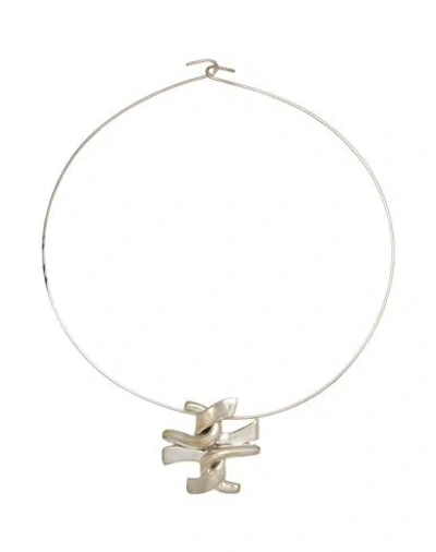 Tory Burch Woman Necklace Silver Size - 925/1000 Silver