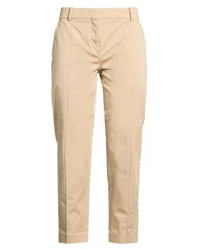 Tory Burch Woman Pants Beige Size 4 Cotton In Neutral