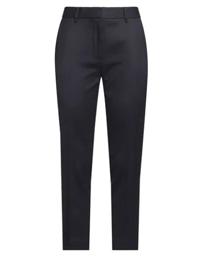 Tory Burch Woman Pants Midnight Blue Size 12 Wool, Elastane