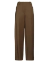 Shop Tory Burch Woman Pants Military Green Size 6 Wool, Elastane