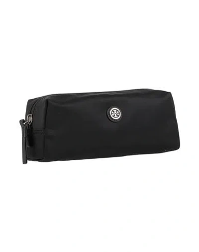 Tory Burch Woman Pouch Black Size - Textile Fibers