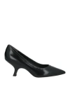 Tory Burch Double T Buckle Kitten Heel Pump 45mm In Black