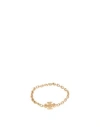 Tory Burch Woman Ring Gold Size 7 Metal In Gold