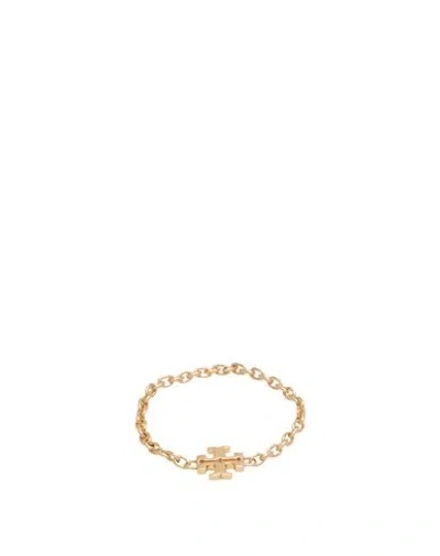 Tory Burch Woman Ring Gold Size 7 Metal