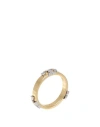 Tory Burch Woman Ring Gold Size 8 Metal In Gold