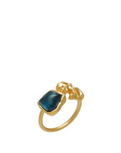 Tory Burch Woman Ring Gold Size 9 Metal