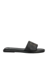 TORY BURCH TORY BURCH WOMAN SANDALS BLACK SIZE 6.5 SOFT LEATHER