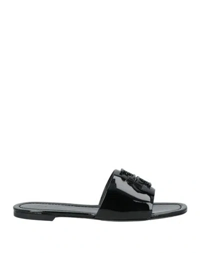 Tory Burch Woman Sandals Black Size 7 Leather
