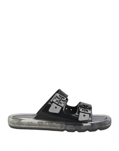 Tory Burch Woman Sandals Black Size 8 Rubber