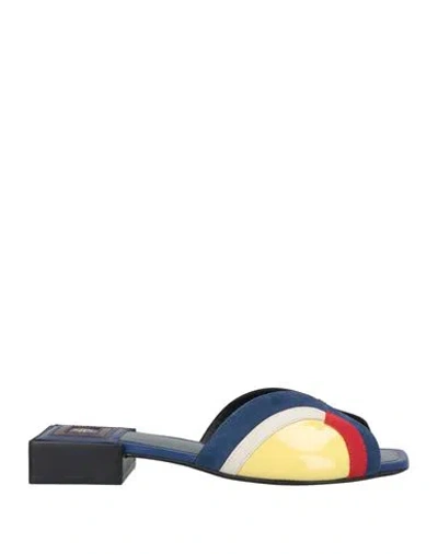 Tory Burch Woman Sandals Pastel Yellow Size 8 Leather