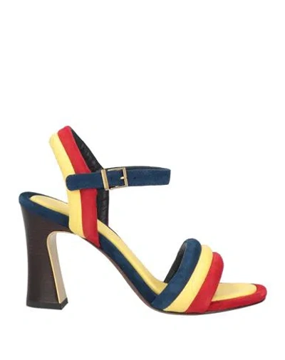 Tory Burch Woman Sandals Red Size 8 Leather