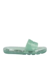Tory Burch Woman Sandals Sage Green Size 6 Rubber