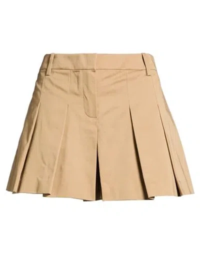 Tory Burch Woman Shorts & Bermuda Shorts Camel Size 8 Cotton In Brown