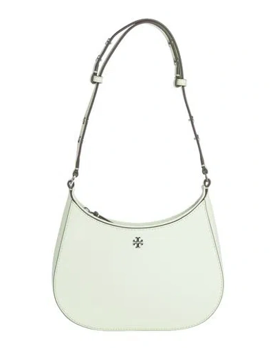 Tory Burch Woman Shoulder Bag Light Green Size - Leather