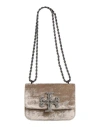 Tory Burch Woman Shoulder Bag Taupe Size - Textile Fibers