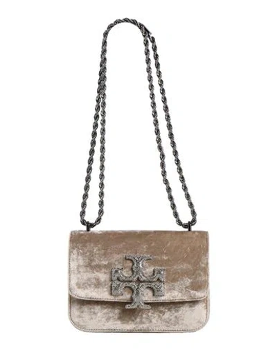 Tory Burch Woman Shoulder Bag Taupe Size - Textile Fibers