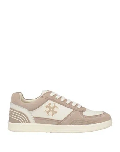 Tory Burch Woman Sneakers Beige Size 6 Leather In Sand