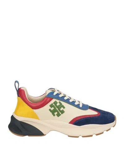 Tory Burch Woman Sneakers Navy Size 6.5 Leather