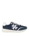 Tory Burch Woman Sneakers Navy Size 9.5 Textile Fibers In Blue