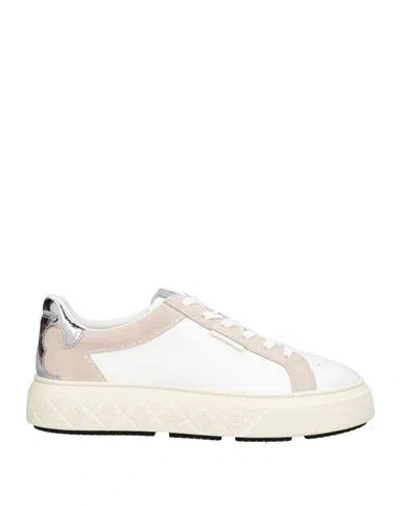 Tory Burch Woman Sneakers White Size 11 Leather