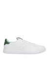 Tory Burch Logo Howell Sneakers With Contrast Heel Tab In White