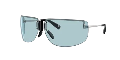 Tory Burch Woman Sunglass Ty5015 In Light Blue