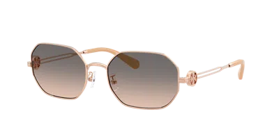 Tory Burch Woman Sunglass Ty6113 In Gold