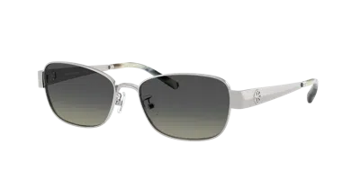 Tory Burch Woman Sunglass Ty6119 In Gray