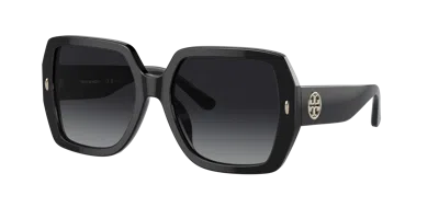Tory Burch Woman Sunglass Ty7191u In Grey Gradient Polarized