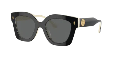 Tory Burch Woman Sunglass Ty7201u In Dark Grey