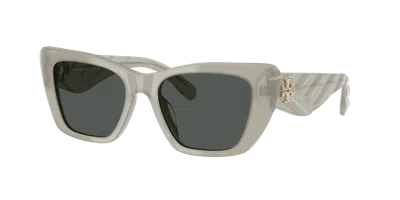 Tory Burch Woman Sunglass Ty7216u In Dark Grey