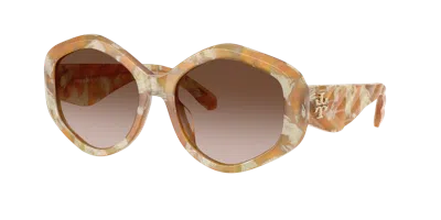 Tory Burch Woman Sunglass Ty7217u In Brown
