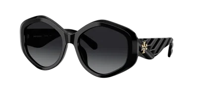 Tory Burch Woman Sunglass Ty7217u In Grey Gradient Polar