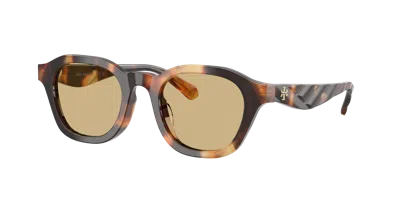 Tory Burch Woman Sunglass Ty7235d In Metallic