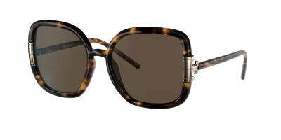 Tory Burch Woman Sunglass Ty9063u In Solid Brown