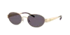 Tory Burch Miller Metal Oval Sunglasses In Gold
