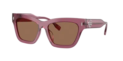 Tory Burch Woman Sunglasses Ty7208u In Dark Brown