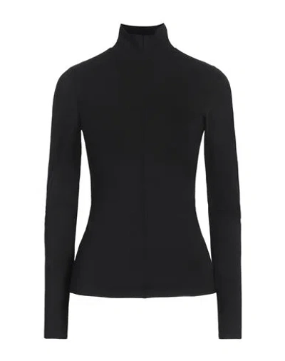 Tory Burch Woman T-shirt Black Size L Polyamide, Elastane