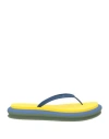 Tory Burch Woman Thong Sandal Blue Size 8 Textile Fibers In Blue