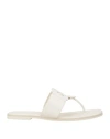 Tory Burch Woman Thong Sandal Off White Size 7 Leather