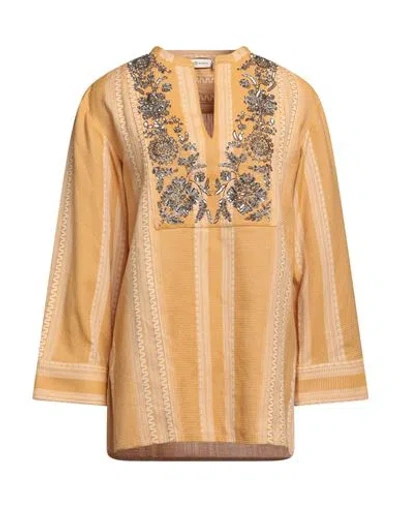 Tory Burch Woman Blouse Mandarin Size 00 Cotton