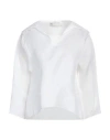 Tory Burch Woman Top White Size 6 Silk In White