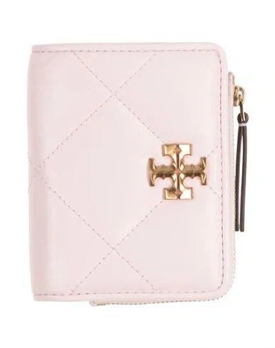 Tory Burch Woman Wallet Light Pink Size - Leather