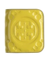 Tory Burch Woman Wallet Lime Green Size - Textile Fibers In Green