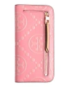 Tory Burch Woman Wallet Pink Size - Textile Fibers In Pink