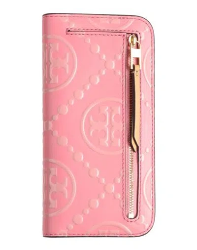 Tory Burch Woman Wallet Pink Size - Textile Fibers