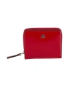 Tory Burch Woman Wallet Red Size - Textile Fibers In Red