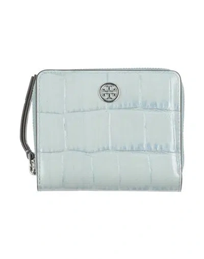 Tory Burch Woman Wallet Sage Green Size - Leather