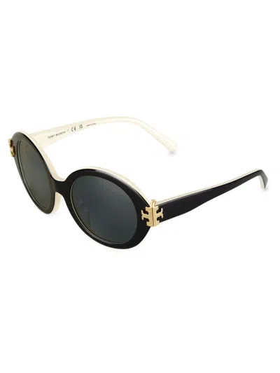 Tory Burch Women's 52mm Oval Sunglasses In Neutral