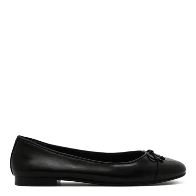 Tory Burch Women's Ballerina Bow Flats With 2 Cm Heel In Black